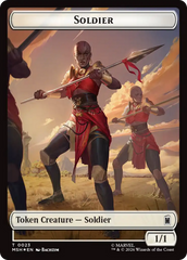 Copy // Soldier Double-Sided Token (Surge Foil) [Marvel Super Heroes Commander Tokens] | Game Master's Emporium (The New GME)