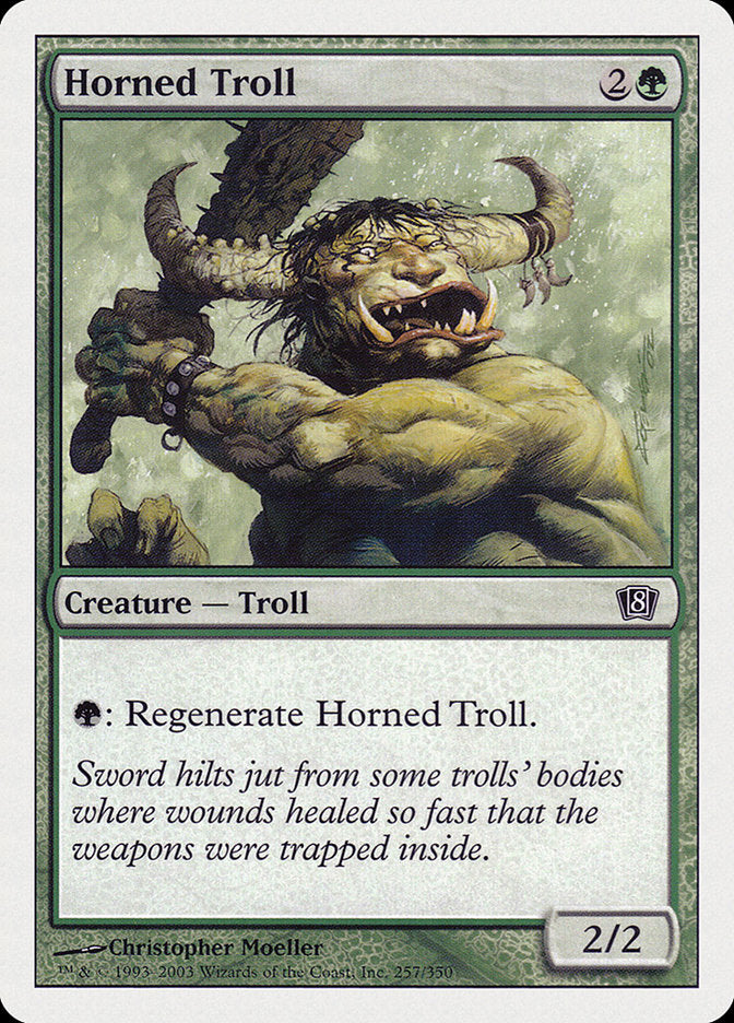 Horned Troll [Eighth Edition] | Game Master's Emporium (The New GME)