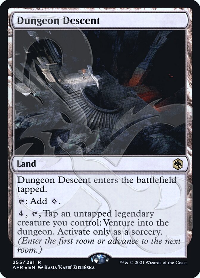 Dungeon Descent (Ampersand Promo) [Dungeons & Dragons: Adventures in the Forgotten Realms Promos] | Game Master's Emporium (The New GME)