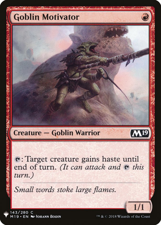 Goblin Motivator [Mystery Booster] | Game Master's Emporium (The New GME)