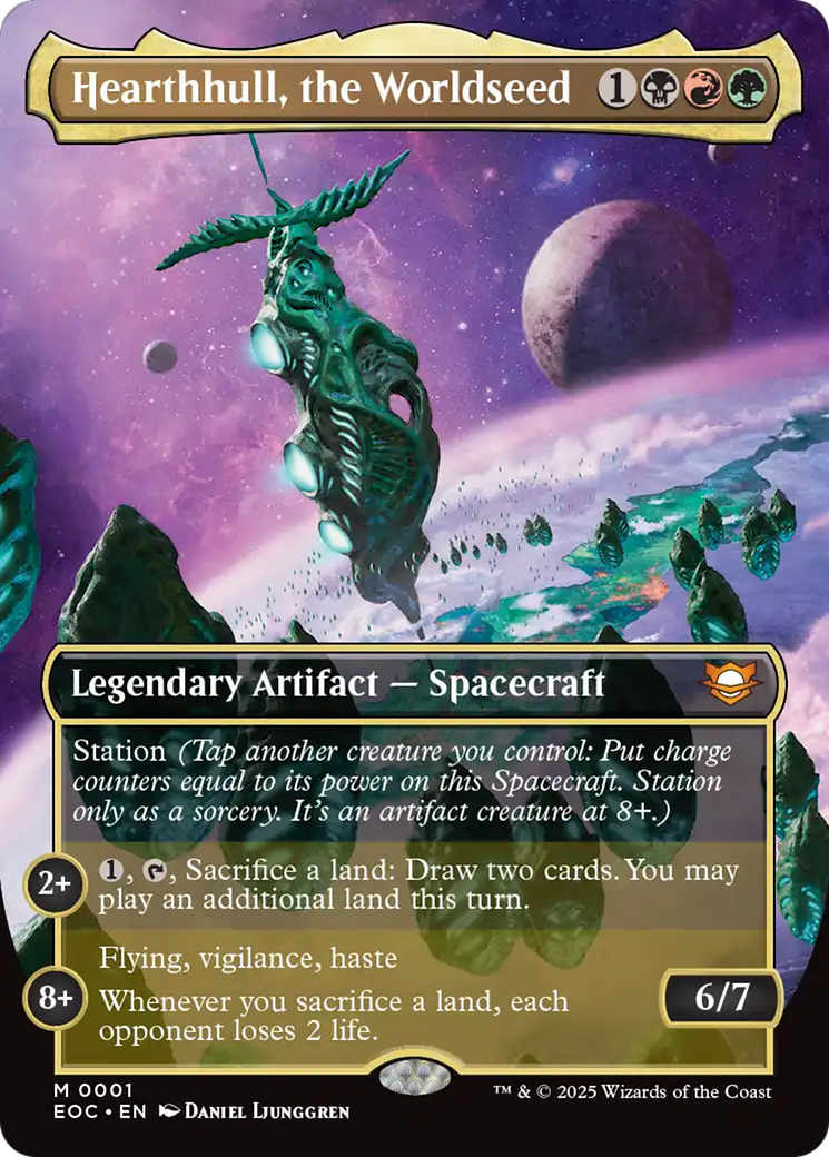Hearthhull, the Worldseed (Borderless) [Edge of Eternities Commander] | Game Master's Emporium (The New GME)