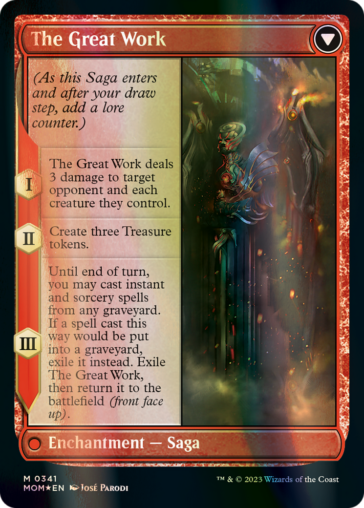 Urabrask // The Great Work (Serialized) [March of the Machine] | Game Master's Emporium (The New GME)