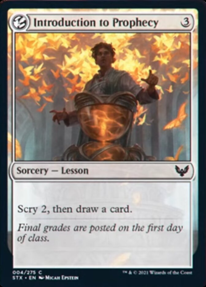 Introduction to Prophecy [Strixhaven: School of Mages] | Game Master's Emporium (The New GME)