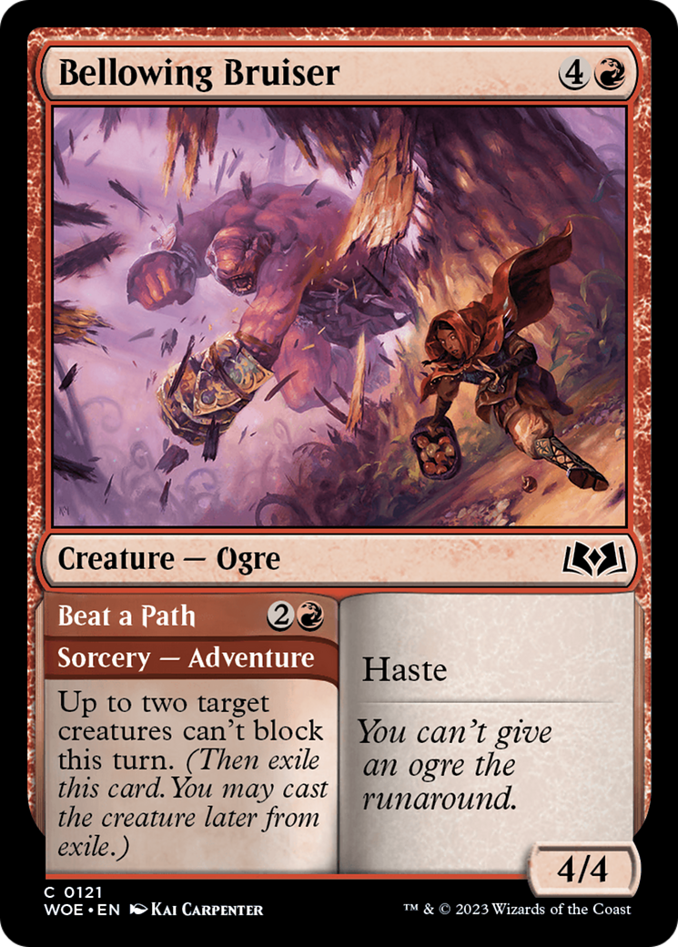 Bellowing Bruiser // Beat a Path [Wilds of Eldraine] | Game Master's Emporium (The New GME)