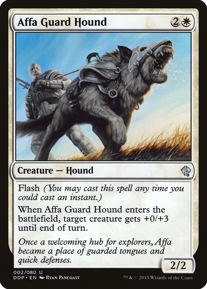 Affa Guard Hound [Duel Decks: Zendikar vs. Eldrazi] | Game Master's Emporium (The New GME)