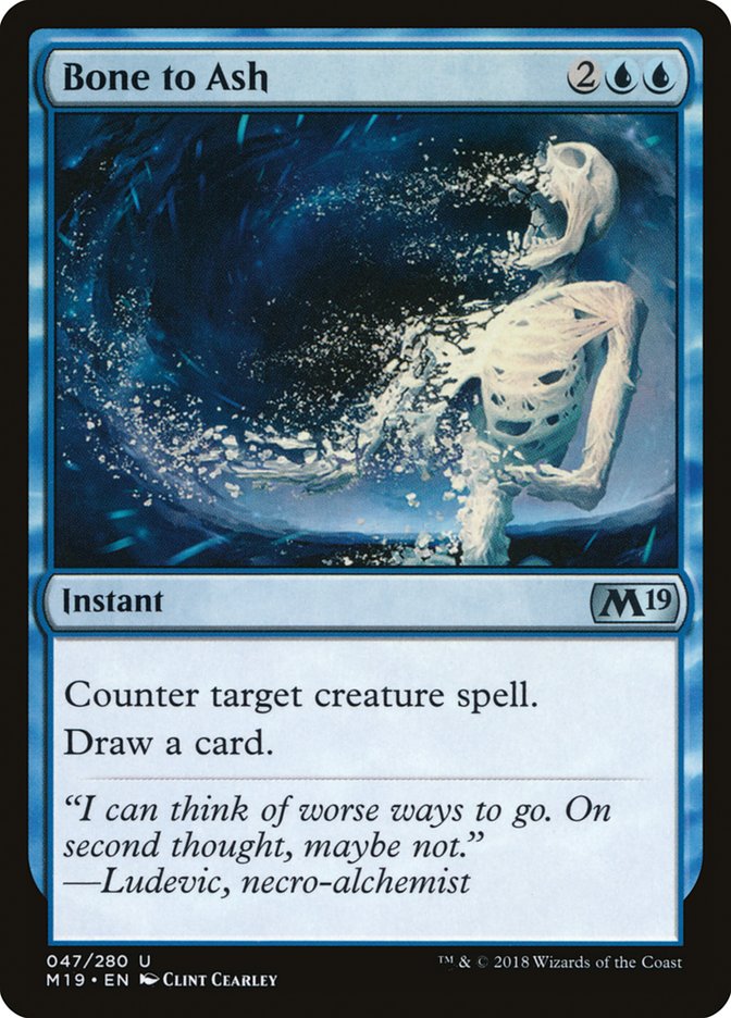 Bone to Ash [Core Set 2019] | Game Master's Emporium (The New GME)