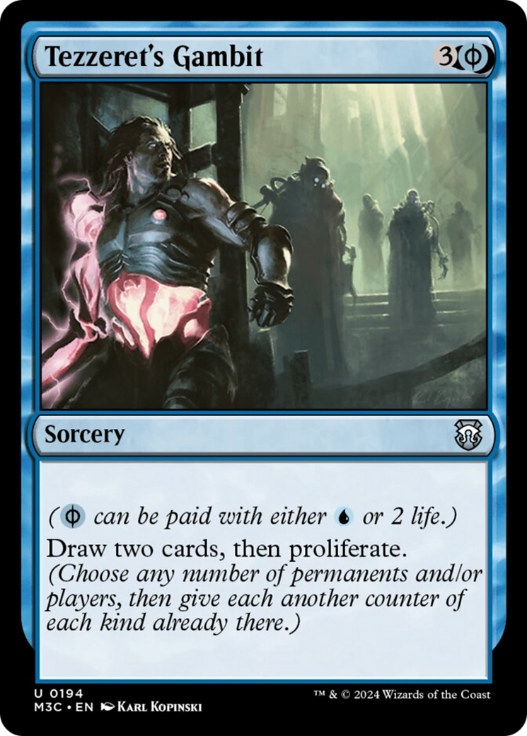 Tezzeret's Gambit (Ripple Foil) [Modern Horizons 3 Commander] | Game Master's Emporium (The New GME)