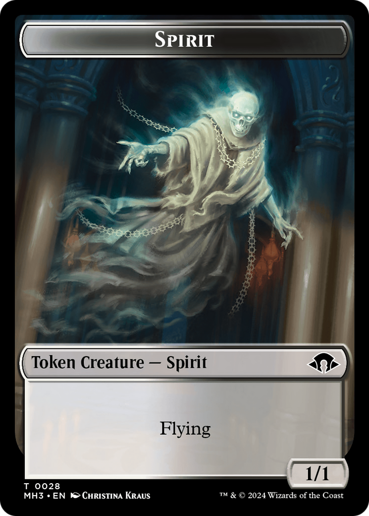 Spirit (0028) // Energy Reserve Double-Sided Token [Modern Horizons 3 Tokens] | Game Master's Emporium (The New GME)