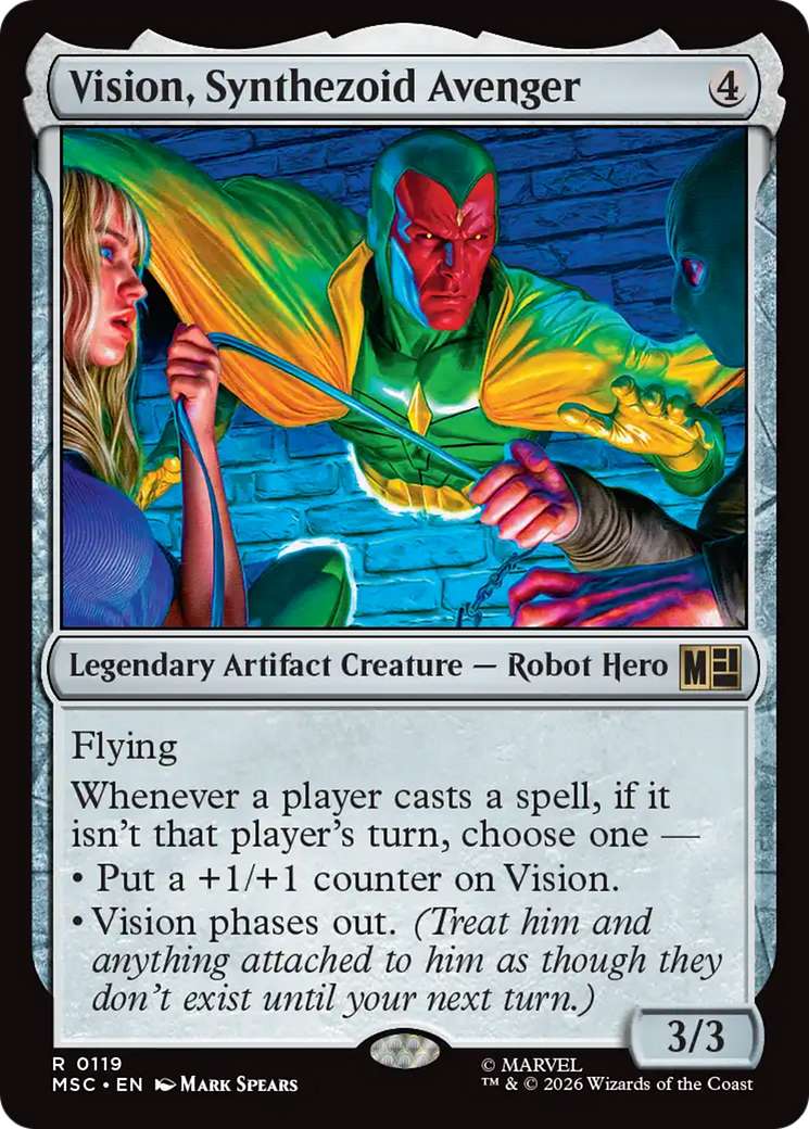 Vision, Synthezoid Avenger [Marvel Super Heroes Commander] | Game Master's Emporium (The New GME)
