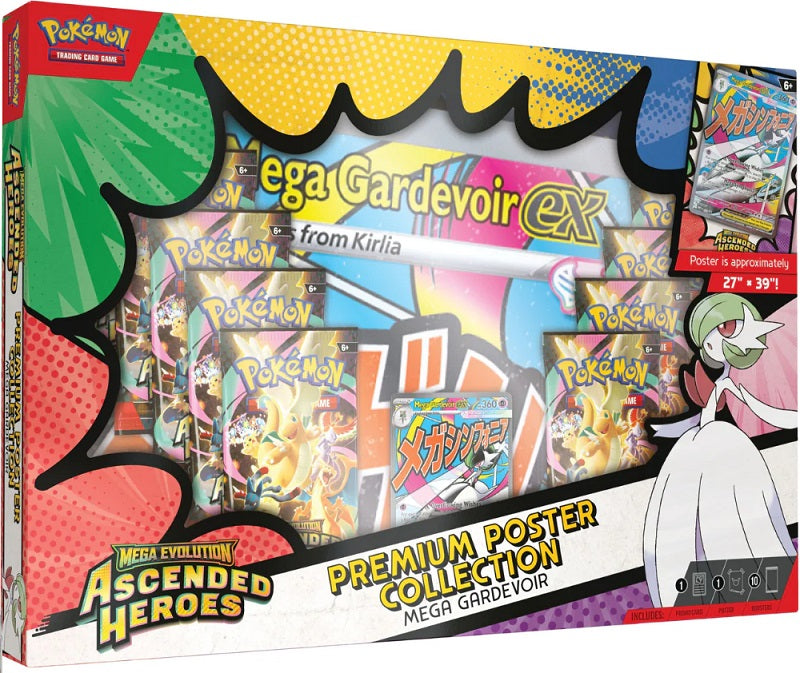 Pokemon  Ascended Heroes Premium Poster Collection Gardevoir  Limit 1 | Game Master's Emporium (The New GME)