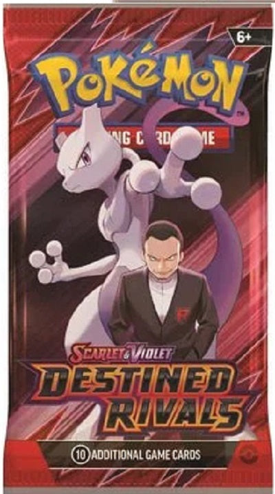 Pokemon Scarlet & Violet  Destined Rivals Single Booster Pack (Limit 6) DO NOT ORDER UNLESS YOU LIVE LOCALLY! | Game Master's Emporium (The New GME)