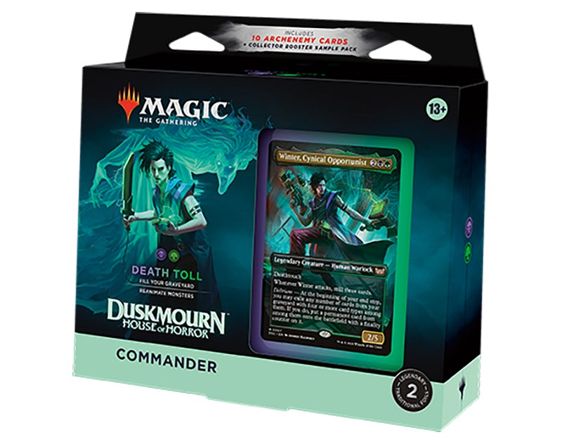 MTG Duskmourn  Commander Deck: Death Toll B/G | Game Master's Emporium (The New GME)