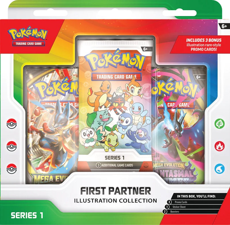 Pokemon  First Partner Illustration Collection  Limit 1 per household | Game Master's Emporium (The New GME)