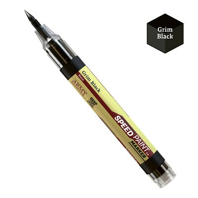 Army Painter Speed Paint MARKER Grim Black | Game Master's Emporium (The New GME)