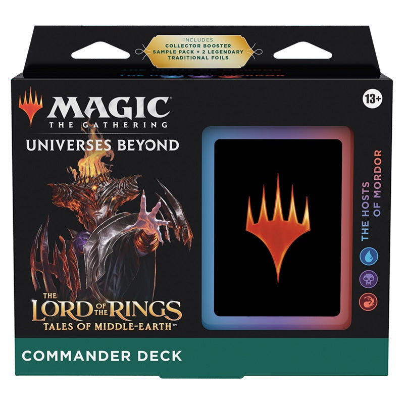 MTG Lord of the Rings Commander Deck  Hosts of Mordor R/B/U | Game Master's Emporium (The New GME)