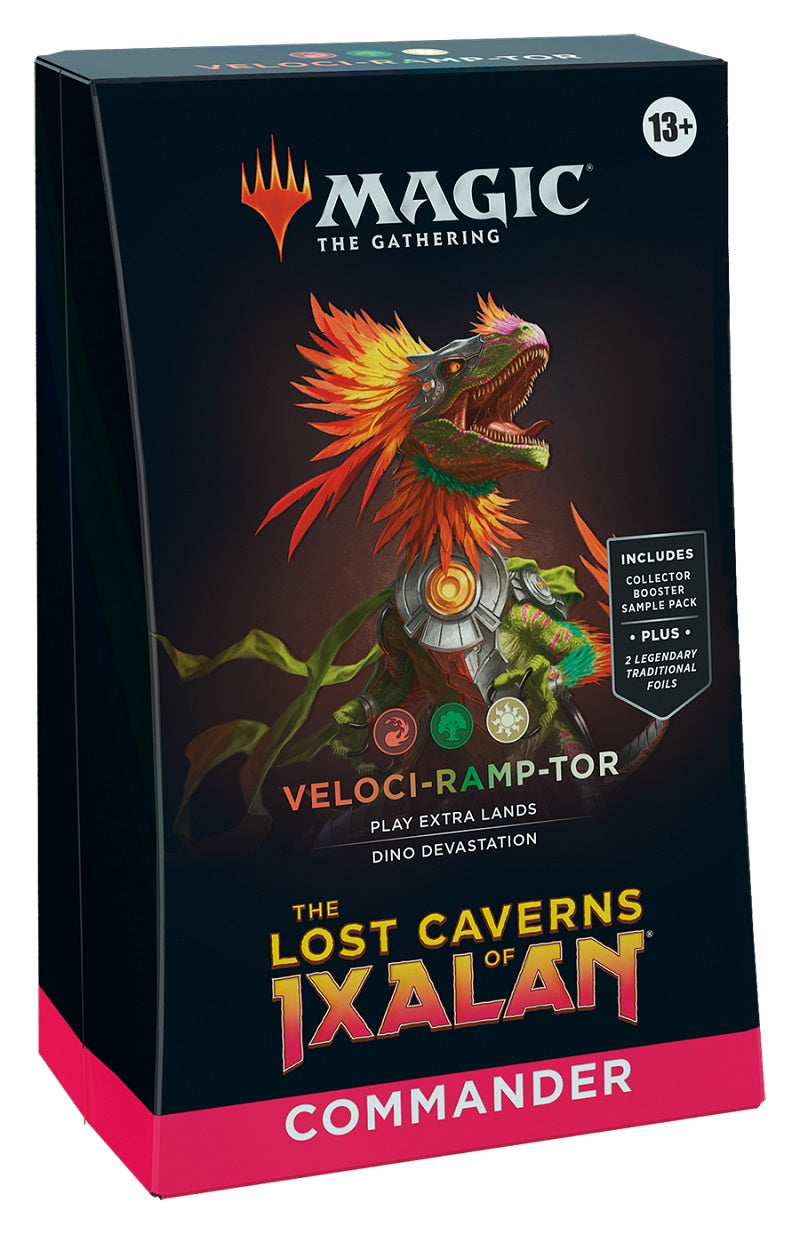 MTG Lost Caverns of Ixalan  Commander Deck: Veloci-Ramp-Tor W/R/G | Game Master's Emporium (The New GME)