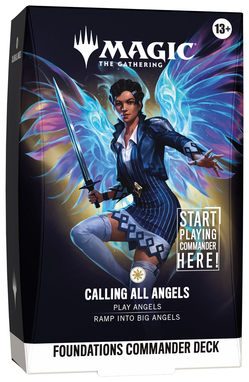 MTG Foundations Commander Deck: Calling All Angels  White (Limit 1 total not one of each!) | Game Master's Emporium (The New GME)