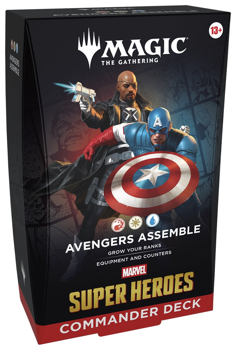 MTG Marvel Super Heroes  Commander Deck: Avengers Assemble  R/W/U (Limit 1 total) | Game Master's Emporium (The New GME)