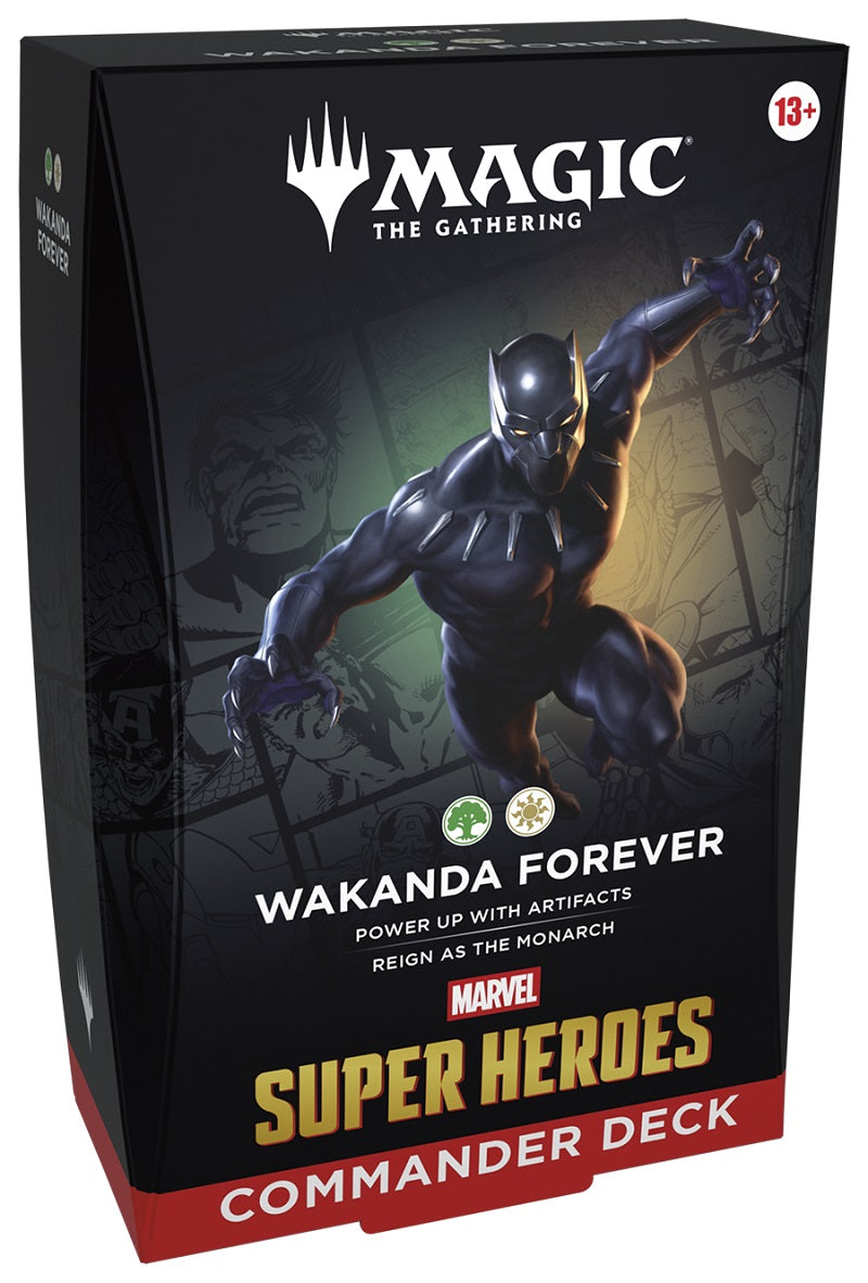 MTG Marvel Super Heroes  Commander Deck: Wakanda Forever  G/W (Limit 1 total) | Game Master's Emporium (The New GME)