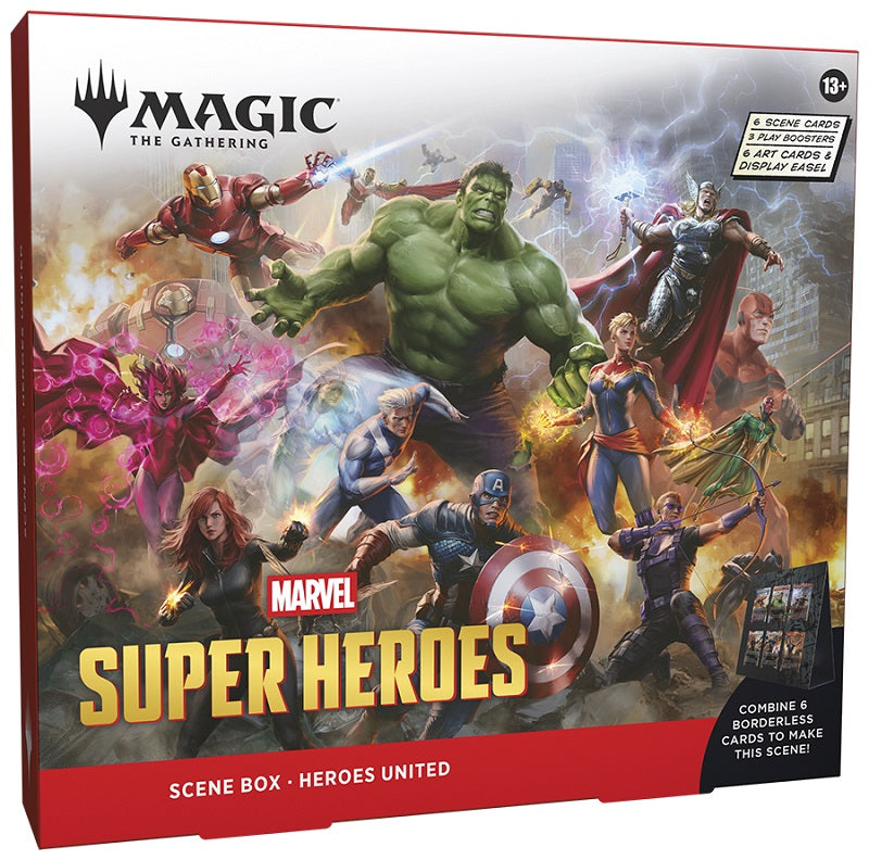 MTG Marvel Super Heroes  Heroes United Scene Box  LIMIT 1 | Game Master's Emporium (The New GME)