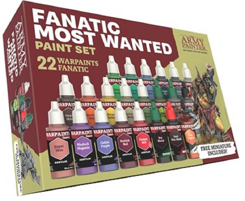 Army Painter Fanatic Most Wanted Paint Set | Game Master's Emporium (The New GME)