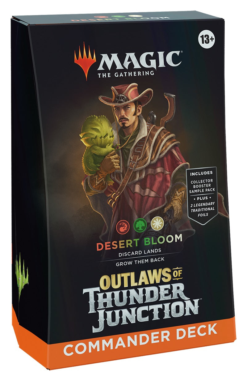 MTG Outlaws of Thunder Junction   Commander Deck: Desert Bloom R/G/W | Game Master's Emporium (The New GME)