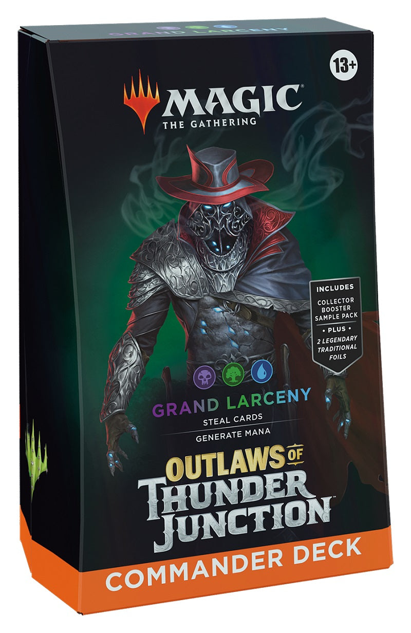 MTG Outlaws of Thunder Junction   Commander Deck: Grand Larceny B/G/U | Game Master's Emporium (The New GME)