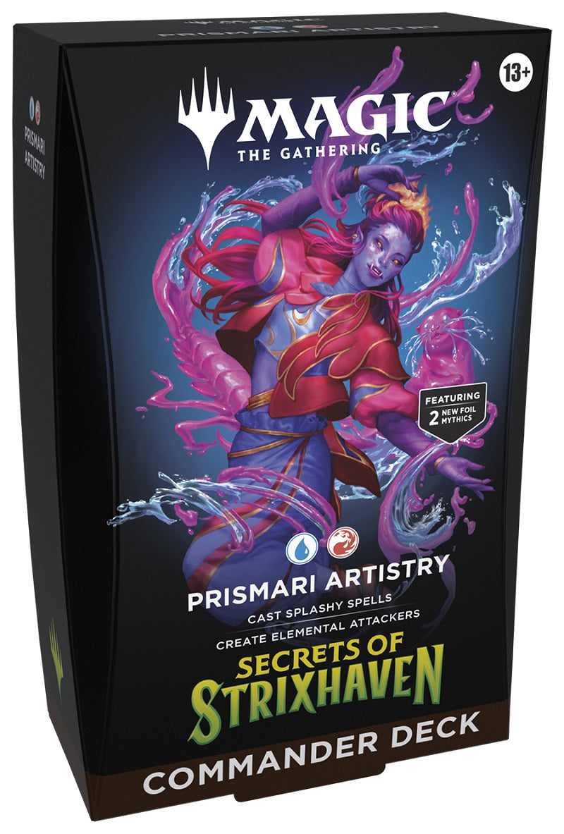 MTG Secrets of Strixhaven  Commander Deck: Prismari Artistry  U/R (Limit 1 total)  READ DESCRIPTION | Game Master's Emporium (The New GME)