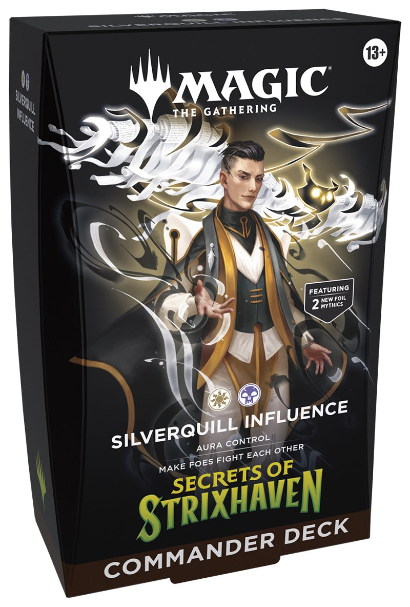 MTG Secrets of Strixhaven  Commander Deck: Silverquil Influence W/B (Limit 1 total)  READ DESCRIPTION | Game Master's Emporium (The New GME)