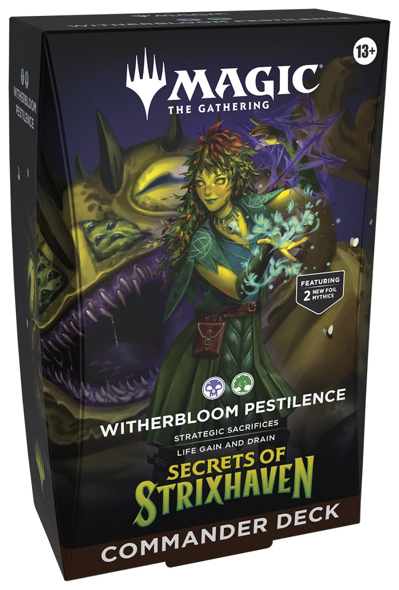 MTG Secrets of Strixhaven  Commander Deck: Witherbloom Pestilence B/G (Limit 1 total)  READ DESCRIPTION | Game Master's Emporium (The New GME)
