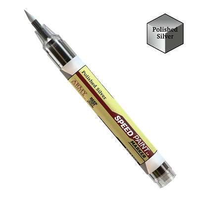 Army Painter Speed Paint MARKER Polished Silver | Game Master's Emporium (The New GME)