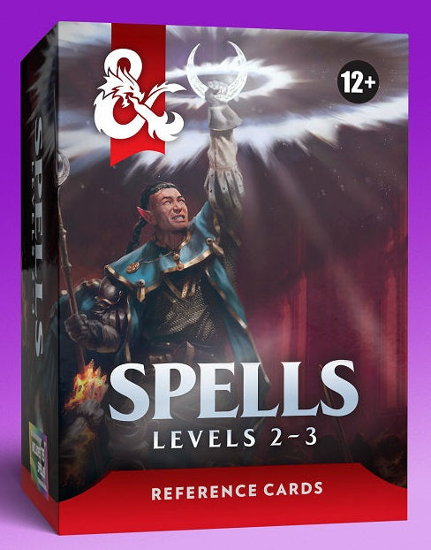 Dungeons & Dragons: Reference Cards: Spells - Levels 2-3 | Game Master's Emporium (The New GME)
