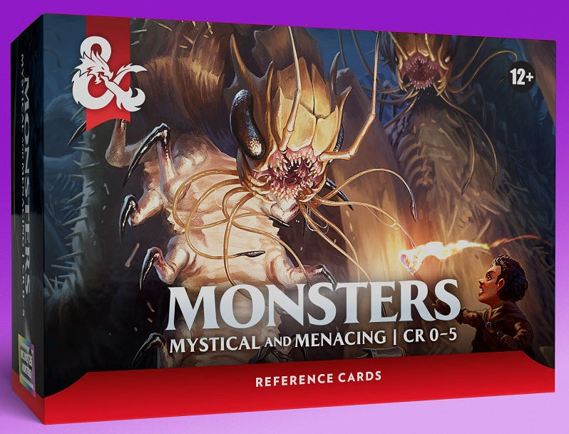 Dungeons & Dragons: Reference Cards  Monsters Mystical and Menacing CR 0-5 | Game Master's Emporium (The New GME)