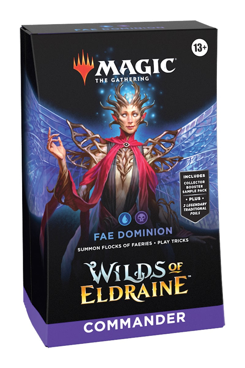 MTG Wilds of Eldraine  Commander Deck: Fae Dominion U/B | Game Master's Emporium (The New GME)