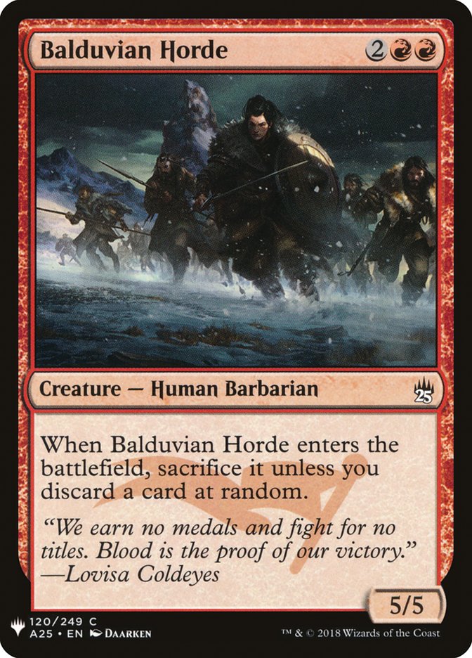 Balduvian Horde [Mystery Booster] | Game Master's Emporium (The New GME)