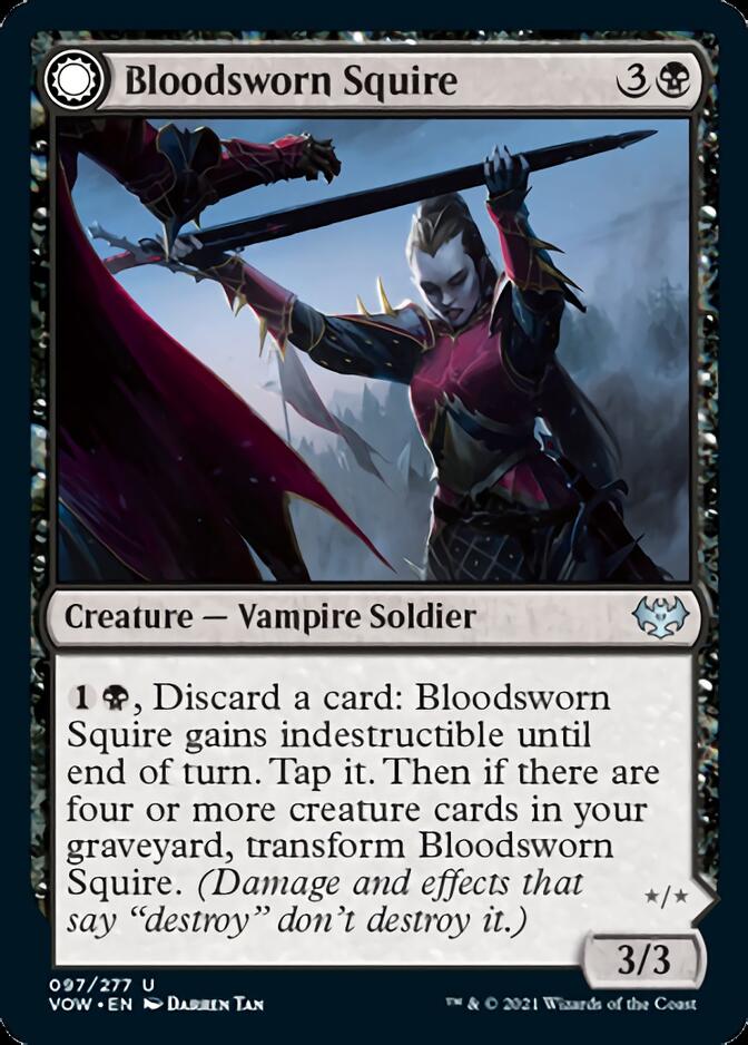 Bloodsworn Squire // Bloodsworn Knight [Innistrad: Crimson Vow] | Game Master's Emporium (The New GME)