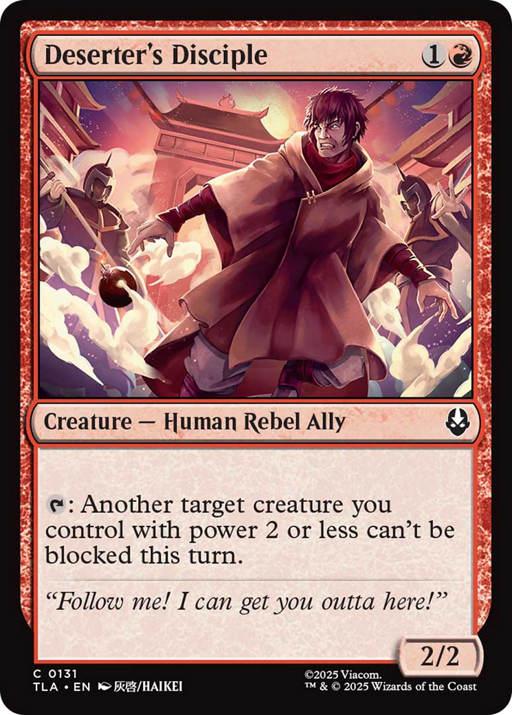 Deserter's Disciple [Avatar: The Last Airbender] | Game Master's Emporium (The New GME)