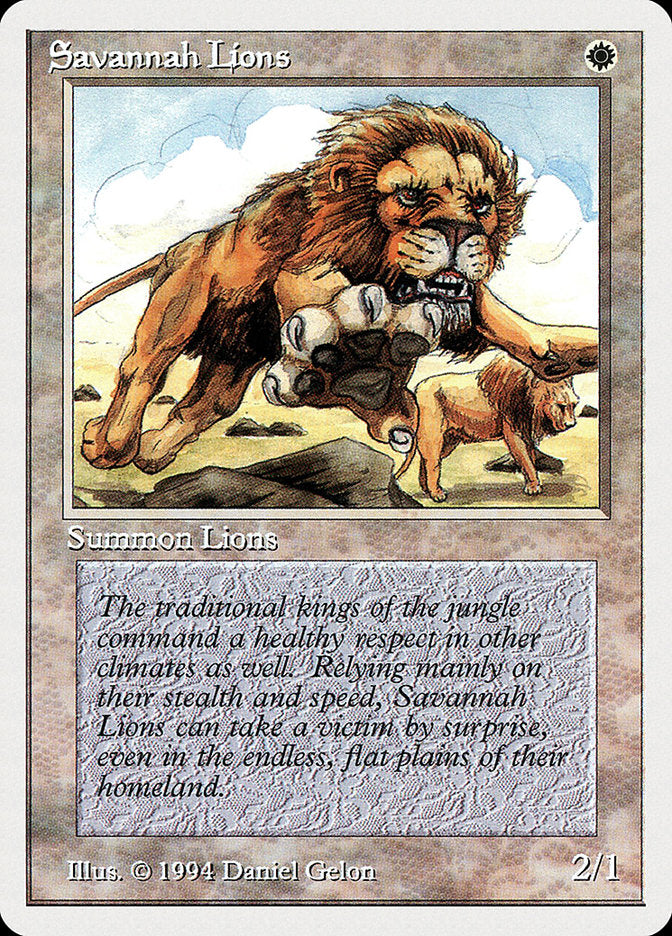 Savannah Lions [Summer Magic / Edgar] | Game Master's Emporium (The New GME)