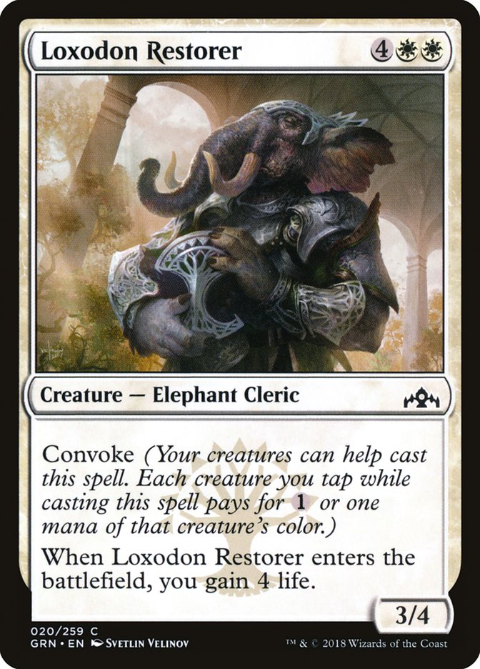 Loxodon Restorer [Guilds of Ravnica] | Game Master's Emporium (The New GME)
