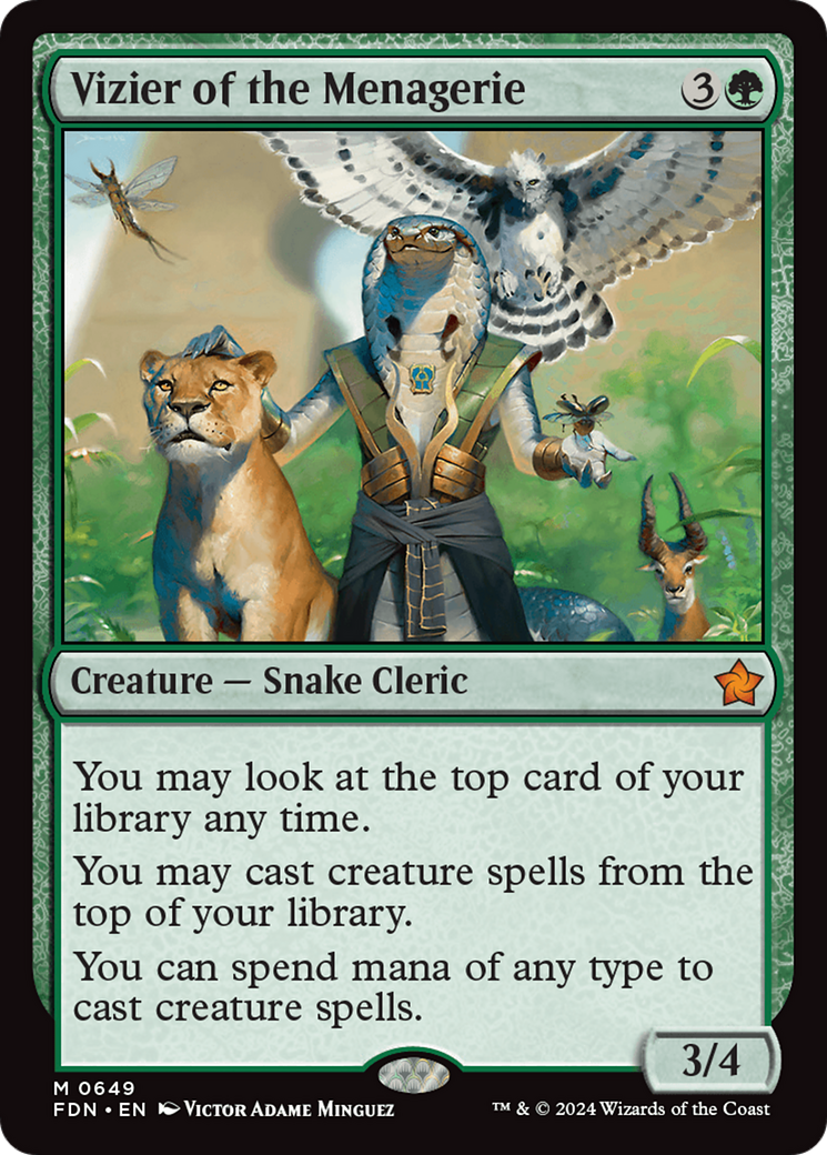 Vizier of the Menagerie [Foundations] | Game Master's Emporium (The New GME)