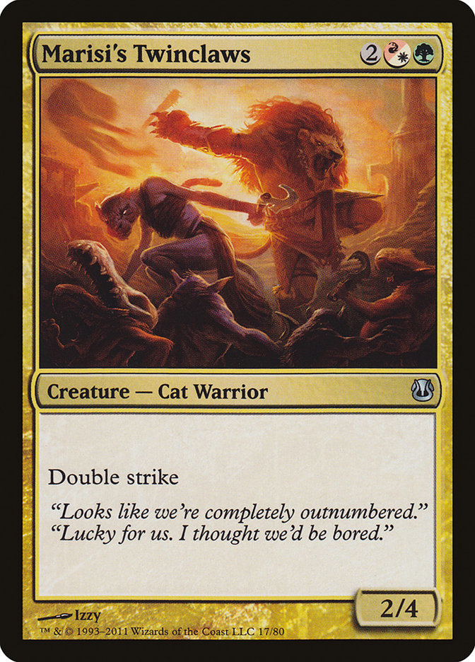 Marisi's Twinclaws [Duel Decks: Ajani vs. Nicol Bolas] | Game Master's Emporium (The New GME)