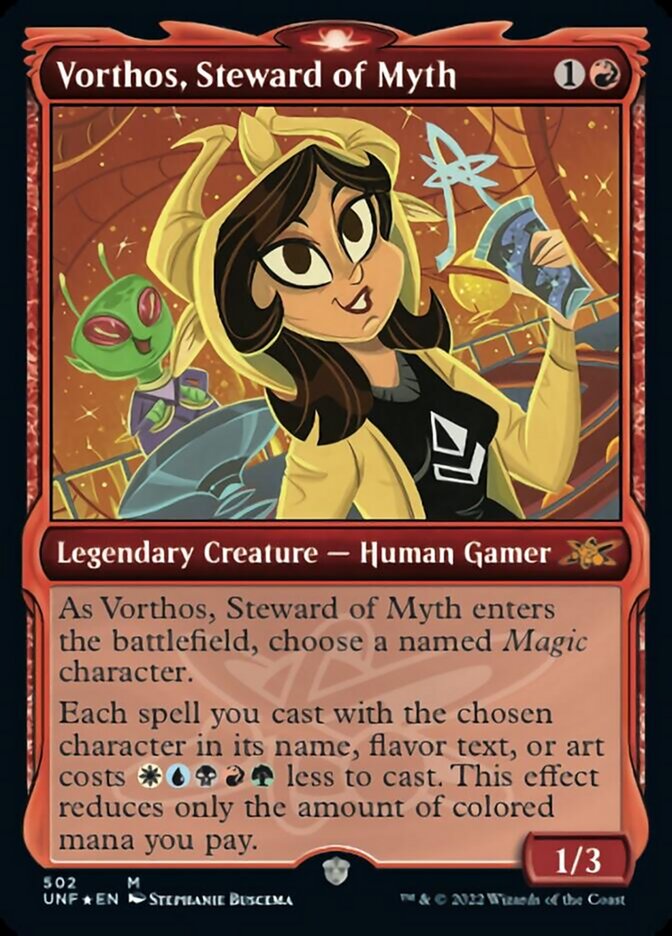 Vorthos, Steward of Myth (Showcase) (Galaxy Foil) [Unfinity] | Game Master's Emporium (The New GME)