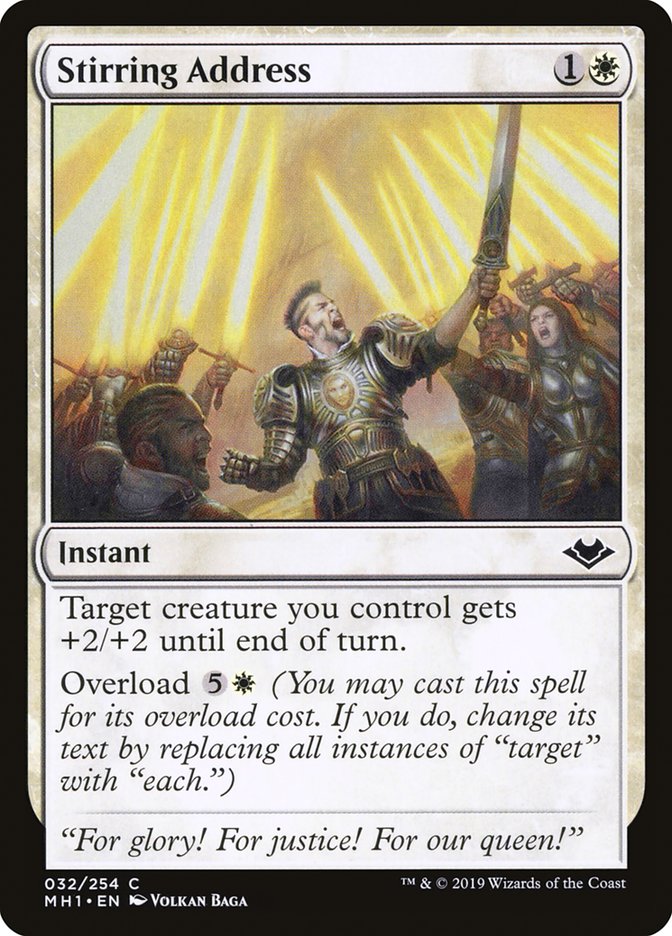 Stirring Address [Modern Horizons] | Game Master's Emporium (The New GME)