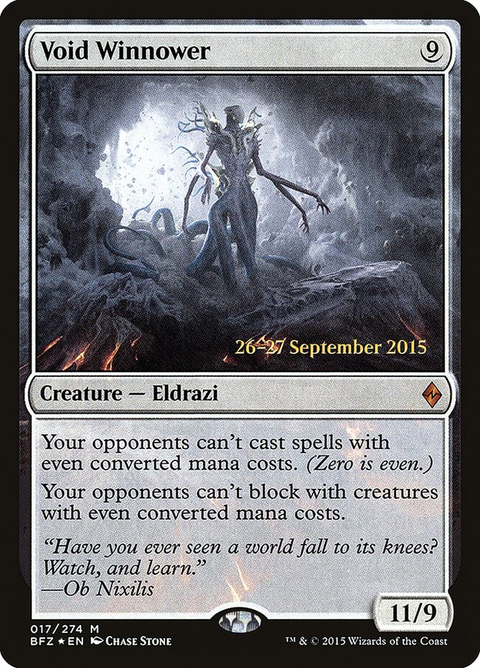Void Winnower [Battle for Zendikar Prerelease Promos] | Game Master's Emporium (The New GME)