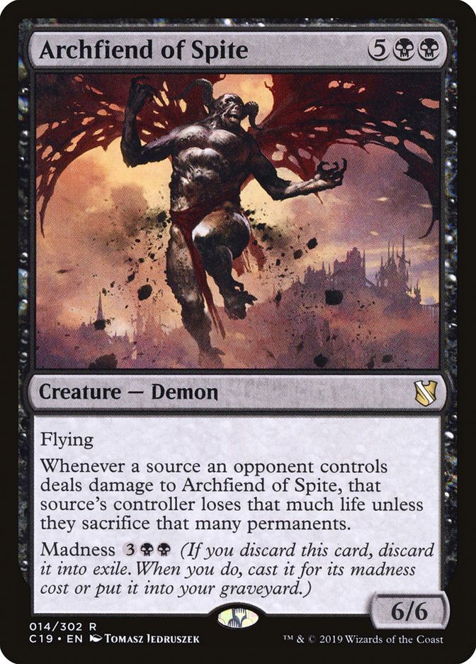 Archfiend of Spite [Commander 2019] | Game Master's Emporium (The New GME)