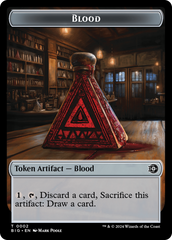 Mercenary // Blood Double-Sided Token [Outlaws of Thunder Junction Tokens] | Game Master's Emporium (The New GME)