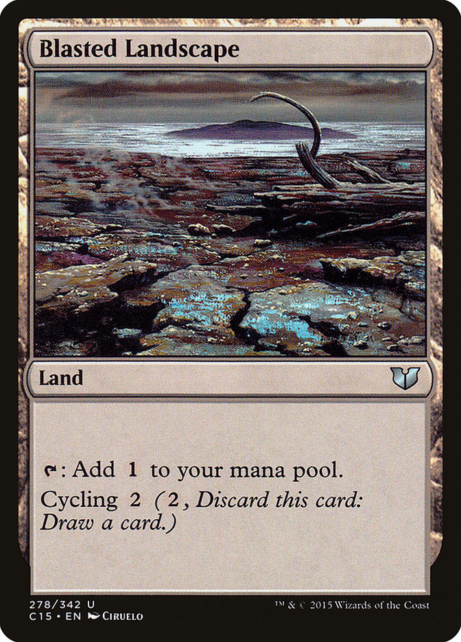 Blasted Landscape [Commander 2015] | Game Master's Emporium (The New GME)