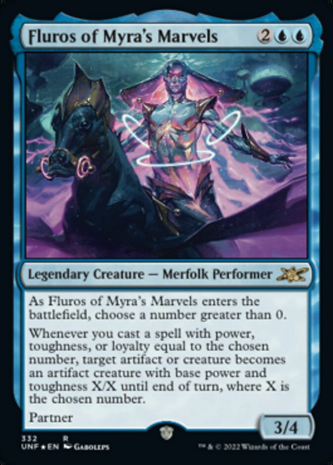 Fluros of Myra's Marvels (Galaxy Foil) [Unfinity] | Game Master's Emporium (The New GME)