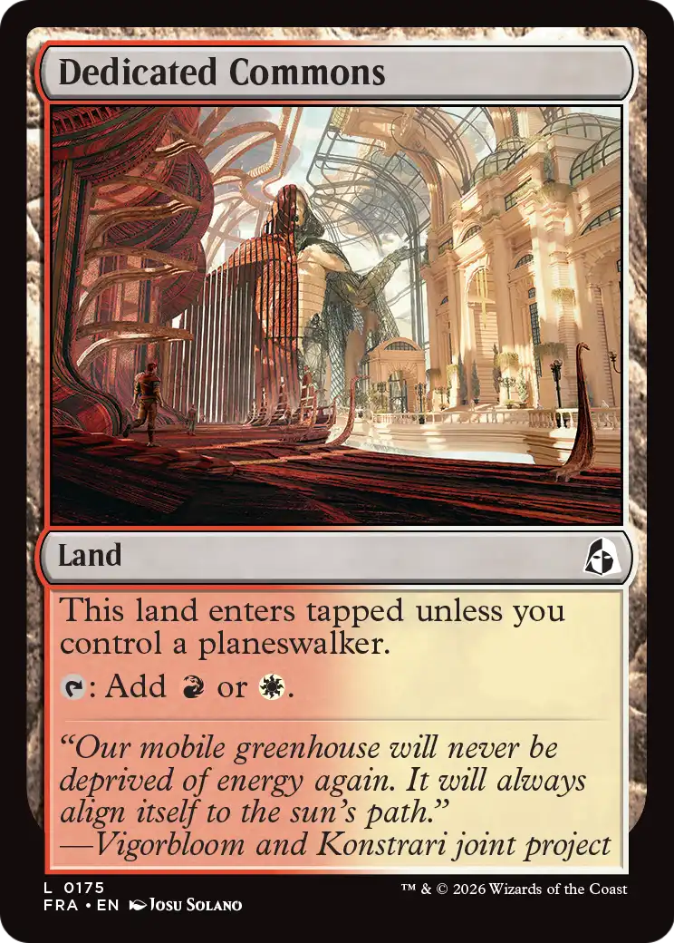 Dedicated Commons [Reality Fracture] | Game Master's Emporium (The New GME)