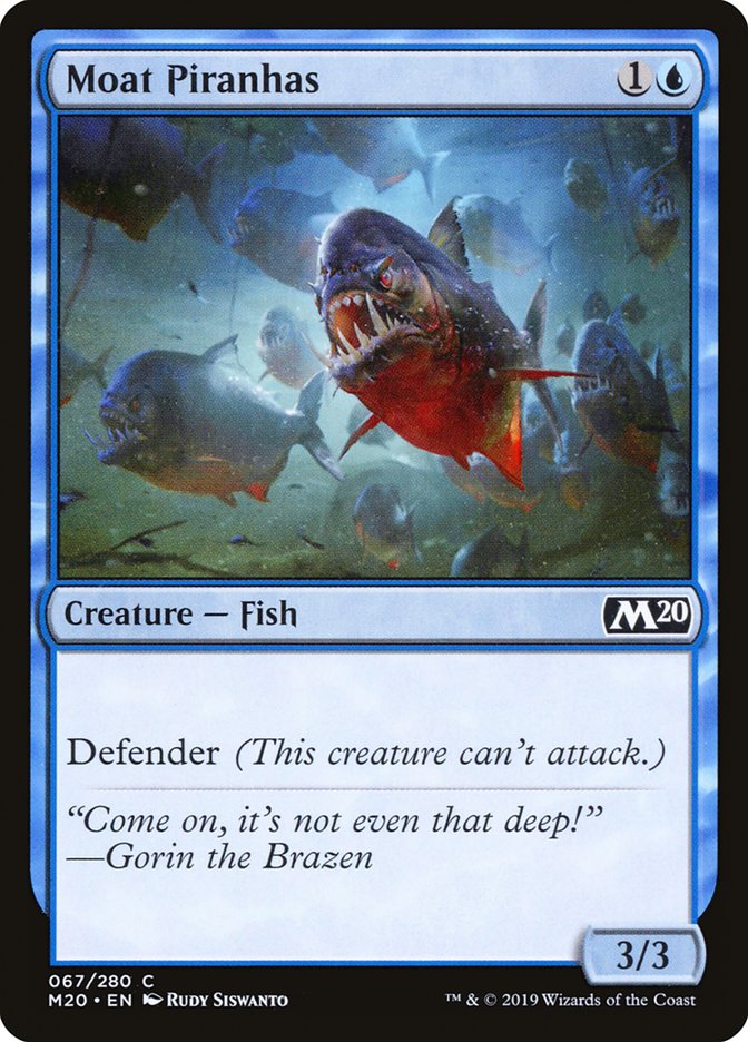 Moat Piranhas [Core Set 2020] | Game Master's Emporium (The New GME)